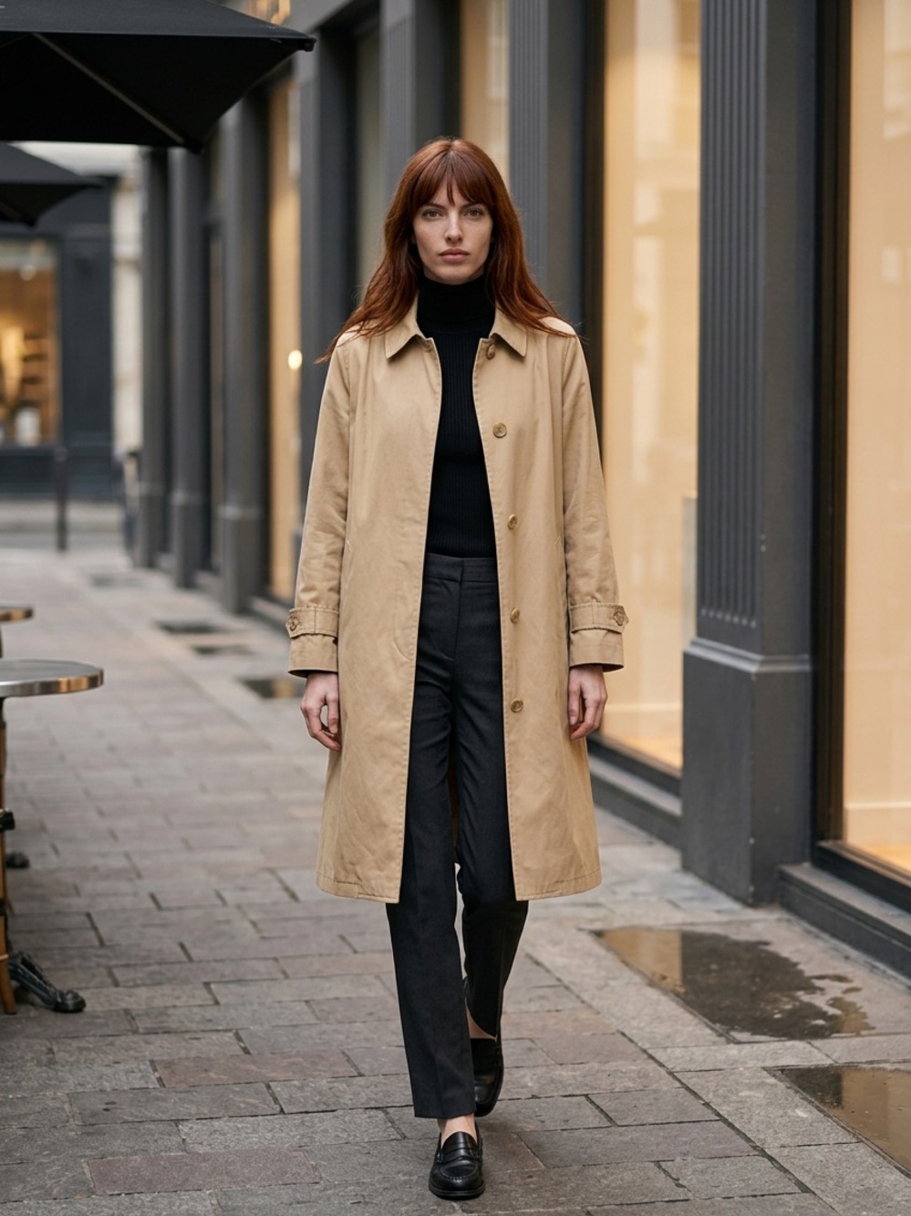 London Fog Tan Raincoat